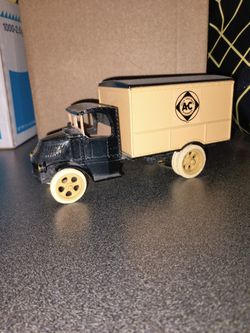 SPECIAL Vintage Mack Delivery Truck Coin Bank 