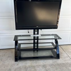 Entertainment Stand & 55-inch Television 