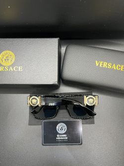 Versace Medusa Sunglasses VE41726BU - Black Tinted Lens