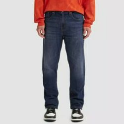 Levi's Men's 559 Relaxed Straight Fit Dark Wash Denim Jeans - 32×36