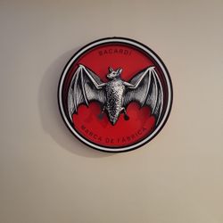 Bacardi Sign Bar Decoration