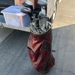 Golf Bag With Clubs 