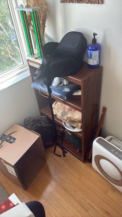 Wooden shelf