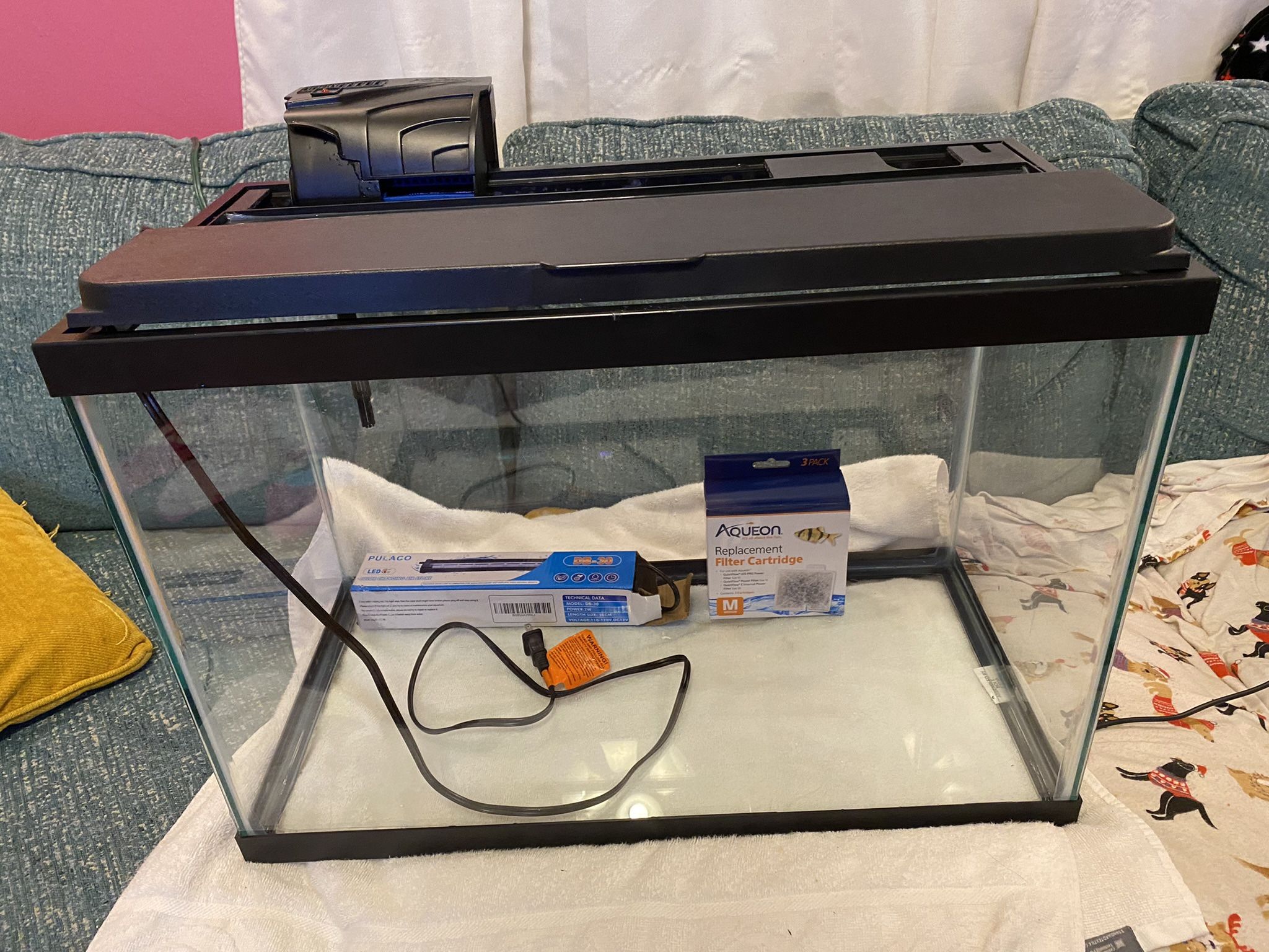 20 Gallon Fish Tank With Filter 