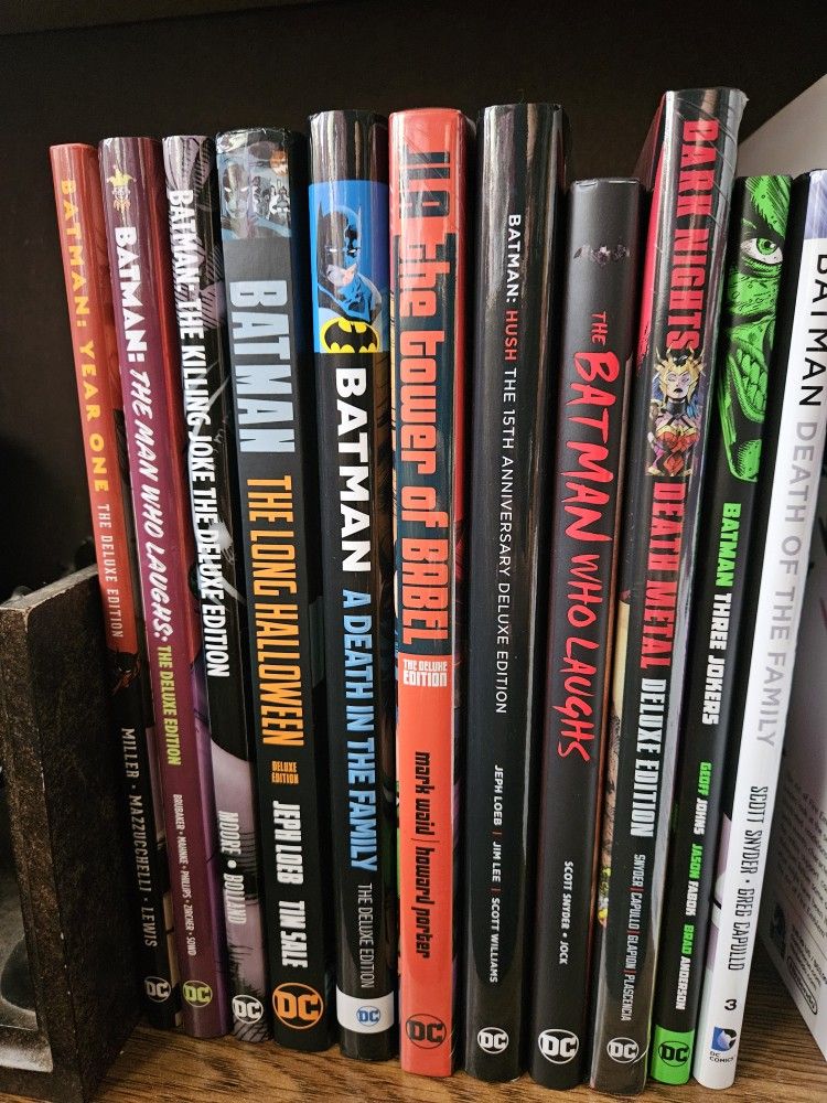 Batman DC Comics Hardcover Book Lot