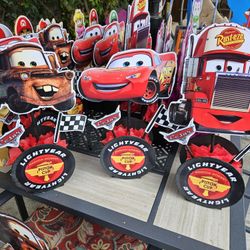 Cars Centerpieces 