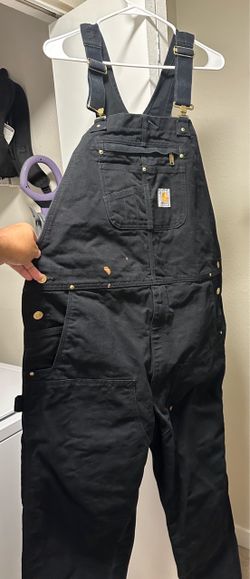 Black Carhartt overalls Men’s 42x34