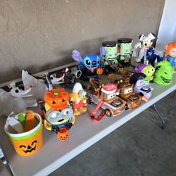 Multiple Popcorn buckets and Sippers (Disney, Marvel, Star Wars, Universal, miscellaneous)