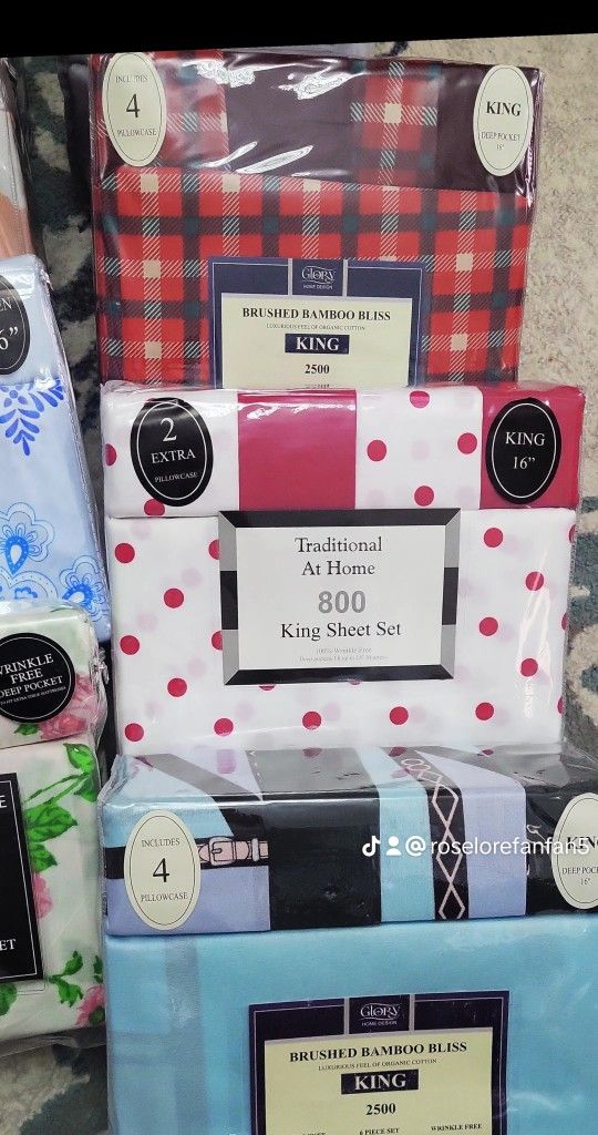 Traditional At Home 800 Bedsheets