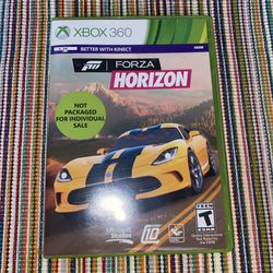 Forza Horizon (Microsoft Xbox 360, 2009) Not For Resale No Manual