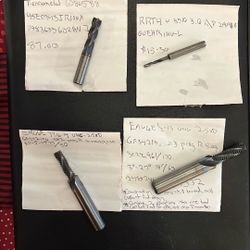 4 Machine Bits Brand New 
