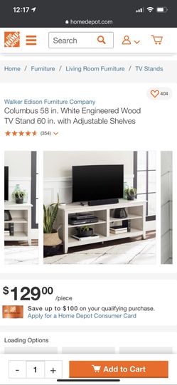 White Tv Stand Brand New In Box 