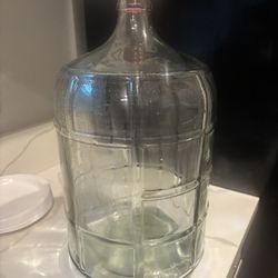 Italian Glass 5 Gallon Water Jug