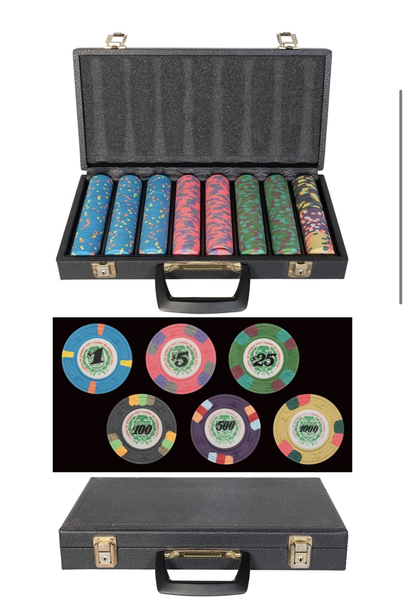 James Bond Casino de Isthmus City Paulson Poker Chip Set