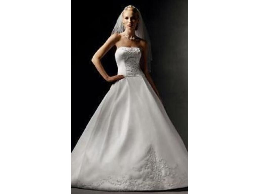 New With Tags Oleg Cassini David's Bridal Wedding Dress Size 2