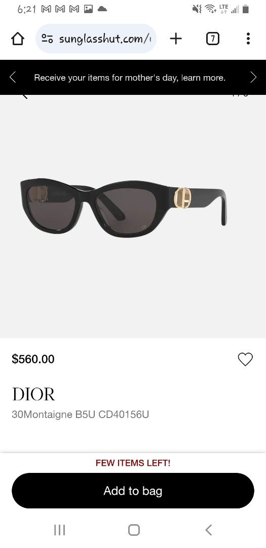 Original CD Sunglasses With BOX