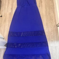 New Woman’s Royal Blue Dress