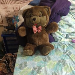18" Vintage Talking Teddy bear 