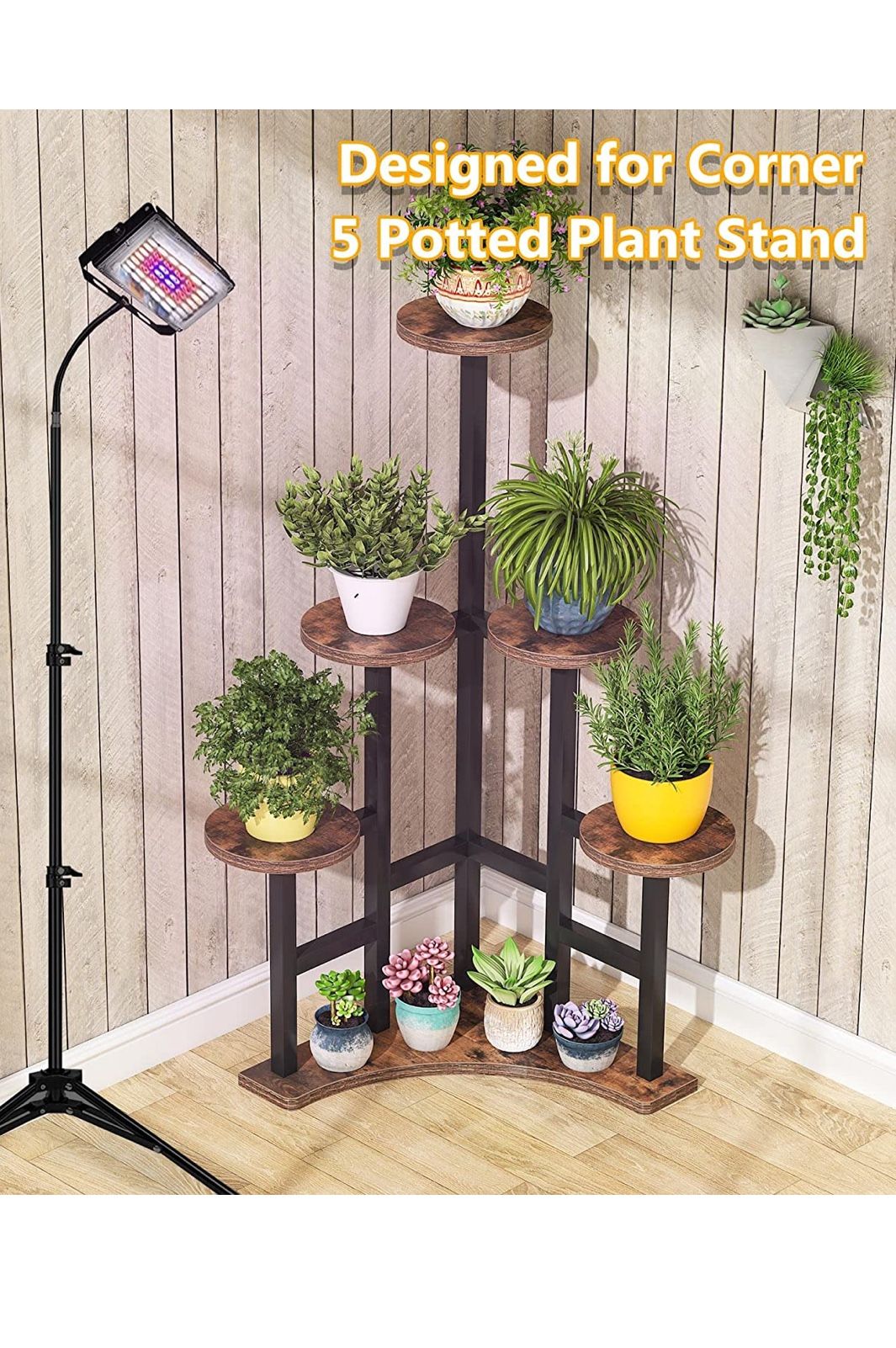All New Corner Plant Stand 6 Tiered Shelf
