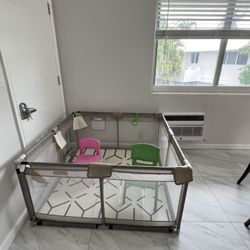 Baby Playpen With Mat 