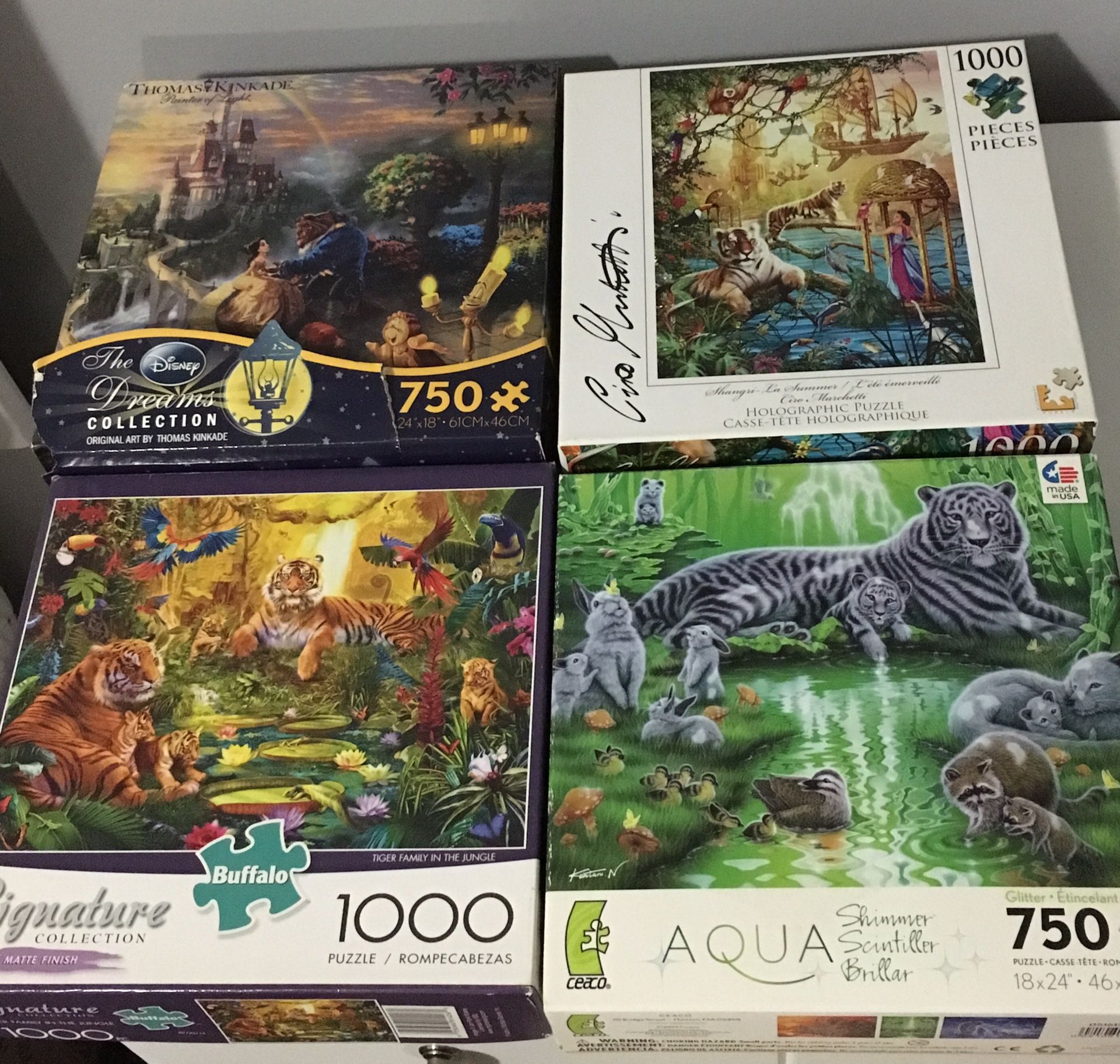 Set of 4 Puzzles