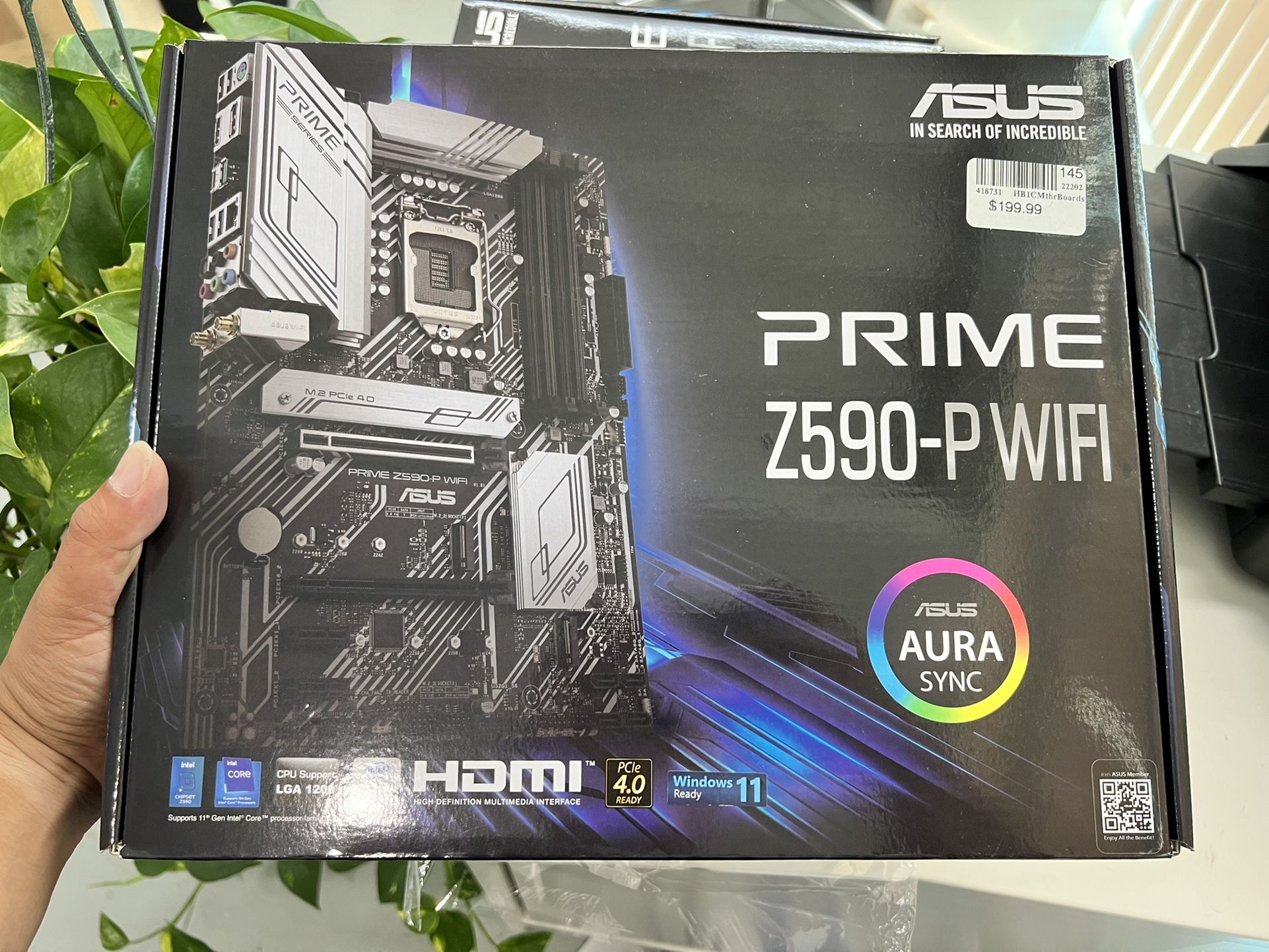 Intel i7 11700K with asus z590 motherboard