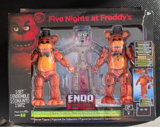 Five Nights at Freddy's Endo Series Classic & Withered Freddy Figure Set