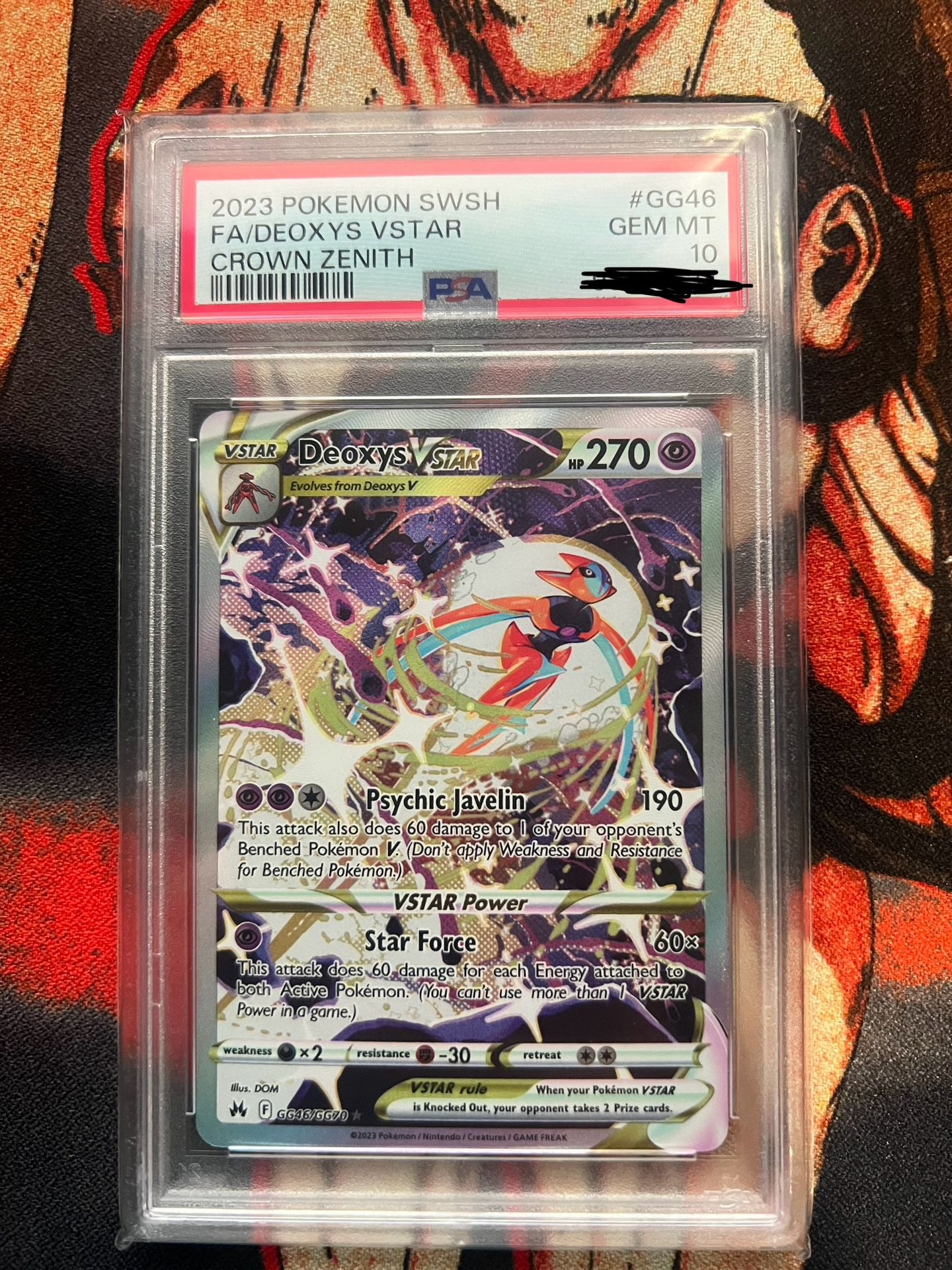 PSA 10 Deoxys VSTAR #GG46