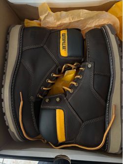 Caterpillar Steel Toe Work Boots Size 8.5