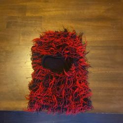 Red And Black Fluffy Shiesty