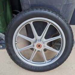 New Bushtec Silver Wheel & Tire Assembly 