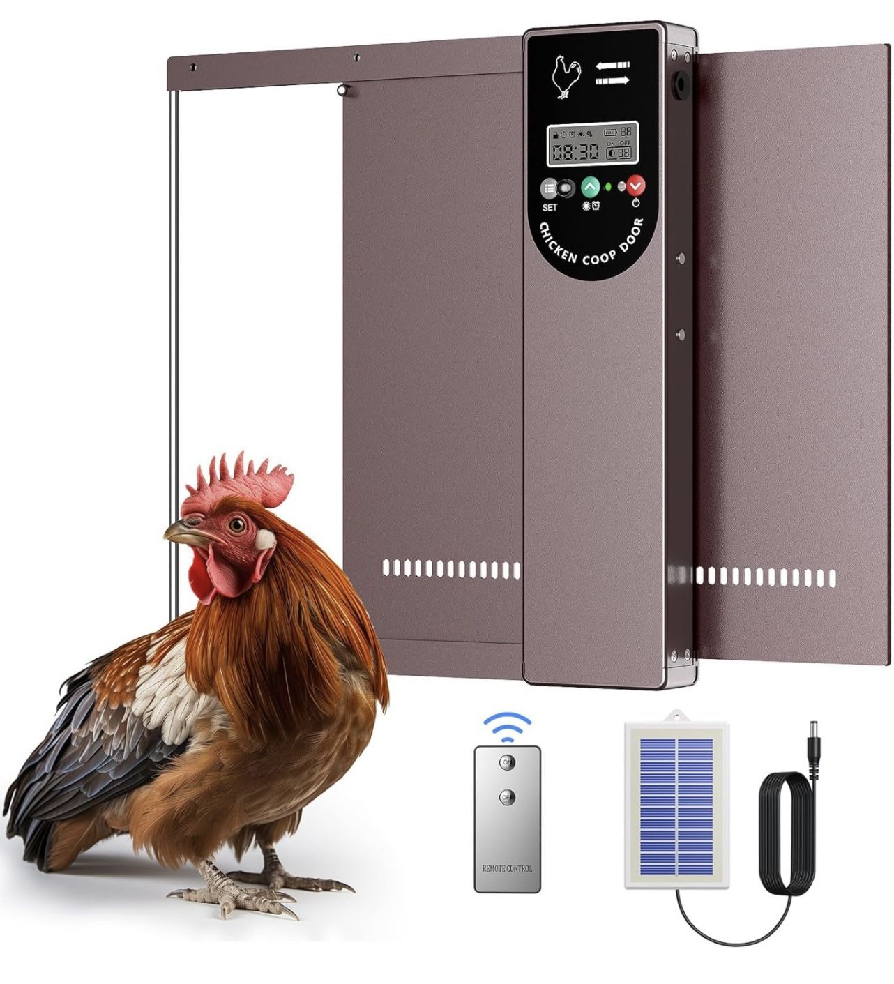 Solar Chicken Coop DoorοΌBrand NewοΌ