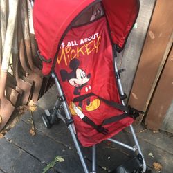Lnew  Mickey Mouse Umbrella Stroller With Top Only $20 Firm