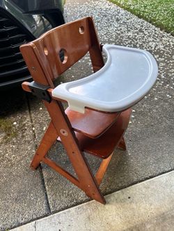 Keekaroo Wooden High Chair with Tray
