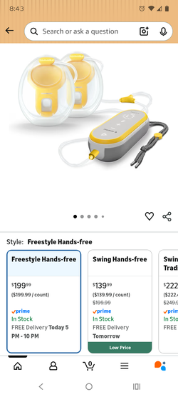 Medela Freestyle Hands-Free Double Electric Breast Pump