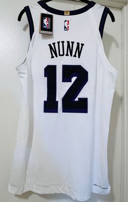 Nike Los Angeles Lakers Kendrick Nunn #12 White NBA Jersey Men’s Size 44