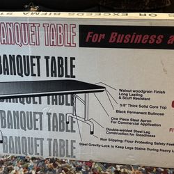 Folding Banquet Table 30 X 72 New