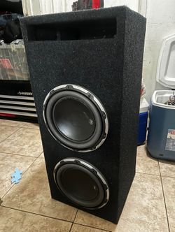 10W6 JL Audio with double baffle ported box