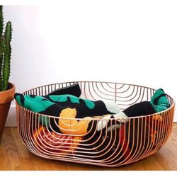 Metal Basket 22" Copper Color