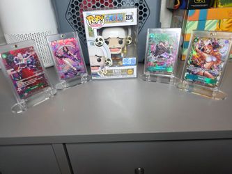 One piece cards and funko