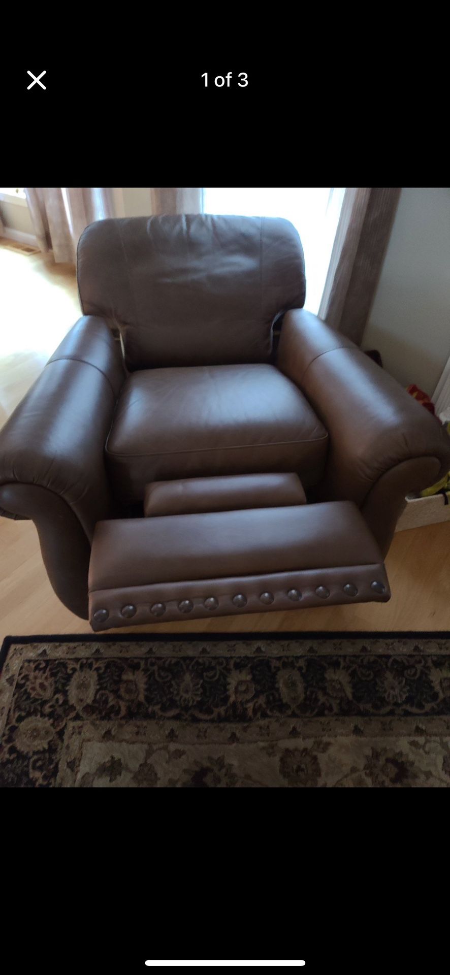 Leather Recliner 