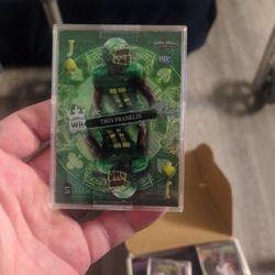 2023 Wild Card Five Card Draw Stack Deck Number Dktf 1/1 TROY FRANKLIN 