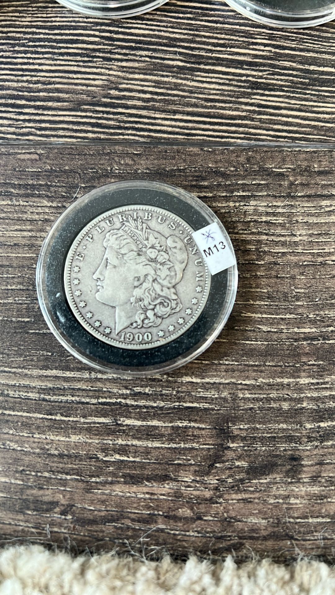 Circulated 1900 Morgan Silver Dollar, O Mint