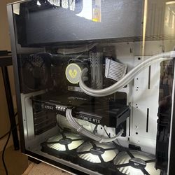 Gaming PC i7-10700F RTX 3060 Ti 16GB RAM 512GB SSD White Build