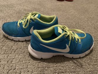 Women’s Nike Flex Turquoise and Lime Green