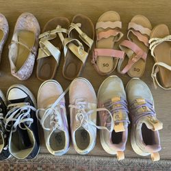 Lot Of Girls Size 4 Shoes 