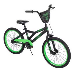 Huffy Decay Kids' Bike - 20" Wheels - Single-Speed - Black/Neon Green