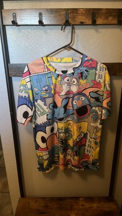 Sesame Street tshirt / swimwear material possibly size Large
