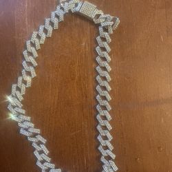 14MM Iced Prong Cuban Chain