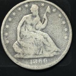 1860 Seated Liberty Half Dollar – Early U.S. Silver Coin